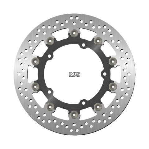 NG TARCZA HAMULCOWA PRZÓD YAMAHA FZ6, MT03, MT09,XJ6, XSR 900, R3, R25, XV 1700, XV 1900 (ŚRODEK ALUMINIOWY) (298X132X5,0MM) (5X8,5MM) PŁYWAJĄCA (ŚRODEK ALUMINIOWY)