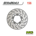 NG TARCZA HAMULCOWA TYŁ KAWASAKI ZX6R (95-97), ZX 7R (96-03), ZXR 750 (230x82x6)