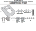 GIVI STELAŻ KUFRA CENTRALNEGO MONOLOCK (BEZ PŁYTY) - PIAGGIO Beverly 300-400 HPE (21 > 22)