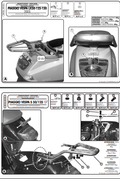 GIVI STELAŻ KUFRA CENTRALNEGO MONOLOCK (BEZ PŁYTY) - PIAGIO VESPA LX 50-125-150 (05 > 14)
