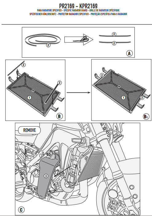 GIVI OSŁONA CHŁODNICY - YAMAHA MT-09 MT-09 (24)
