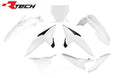 RACETECH (RTECH) KOMPLET PLASTIKÓW KTM SX 85 '25 KOLOR BIAŁY / CZARNY