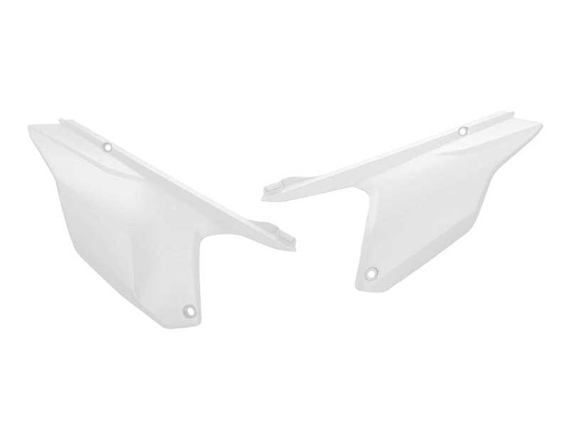 RACETECH (RTECH) BOCZKI (LEWY / PRAWY) TRIUMPH TF 250 X / 450 RC '24-'25 KOLOR BIAŁY