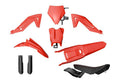 RACETECH (RTECH) KOMPLET PLASTIKÓW Z OSŁONAMI TELESKOPÓW I SIEDZENIEM TALARIA STING MX4 / MX5 / TL 4000 / 5500 '23-'25 KOLOR CZERWONY / CZARNY
