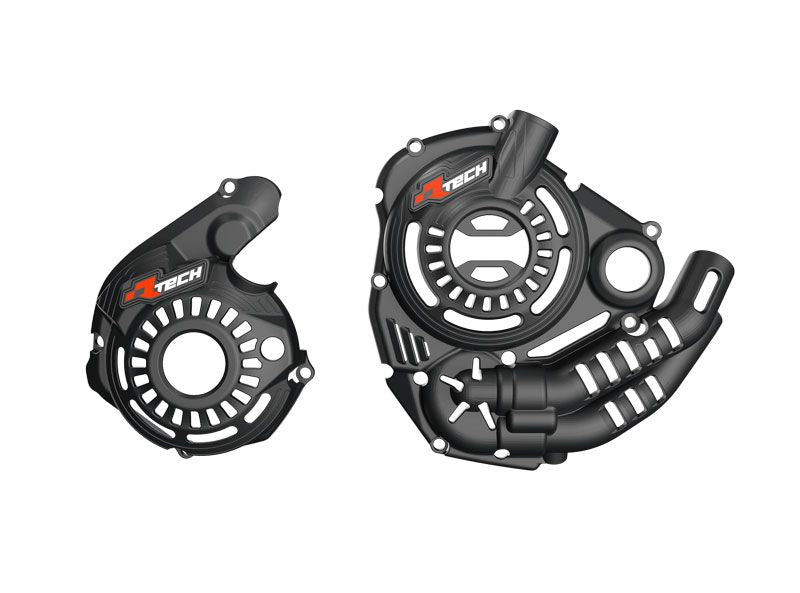 RACETECH (RTECH) OSŁONA POKRYWY SPRZĘGŁA I ALTERNATORA YAMAHA T7 TENERE 700 '25, KOLOR CZARNY