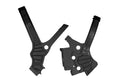 RACETECH (RTECH) OSŁONY RAMY (KOMPLET) BI-MATERIAL SUPER GRIP YAMAHA YZ 85 '22-'24 KOLOR CZARNY