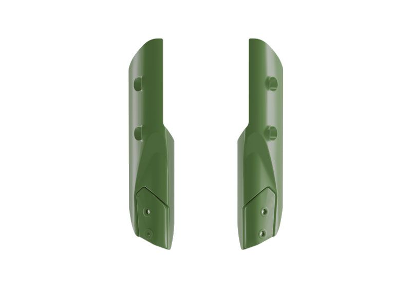 RACETECH (RTECH) OSŁONY TELESKOPÓW / AMORTYZATORÓW REVOLUTION KOVE X PRO / RALLY 800 '24-'25 KOLOR ZIELONY KHAKI