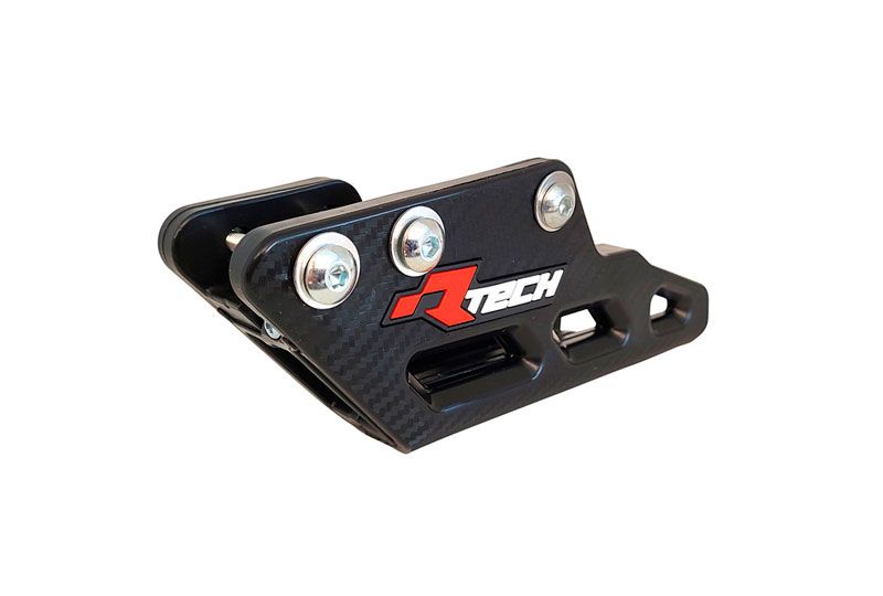 RACETECH (RTECH) PROWADNICA ŁAŃCUCHA YAMAHA YZ 125 / 250 '07-'23, YZ 125 X / 250 X '07-'23, YZF / WRF 250 / 450 '07-'23, YZ 250 FX / 450 FX '07-'23, FANTIC XX / XE 125 / 250 / 300 '21-'23, XXF / XXE 250 / 450 '21-'23 KOLOR CZARNY
