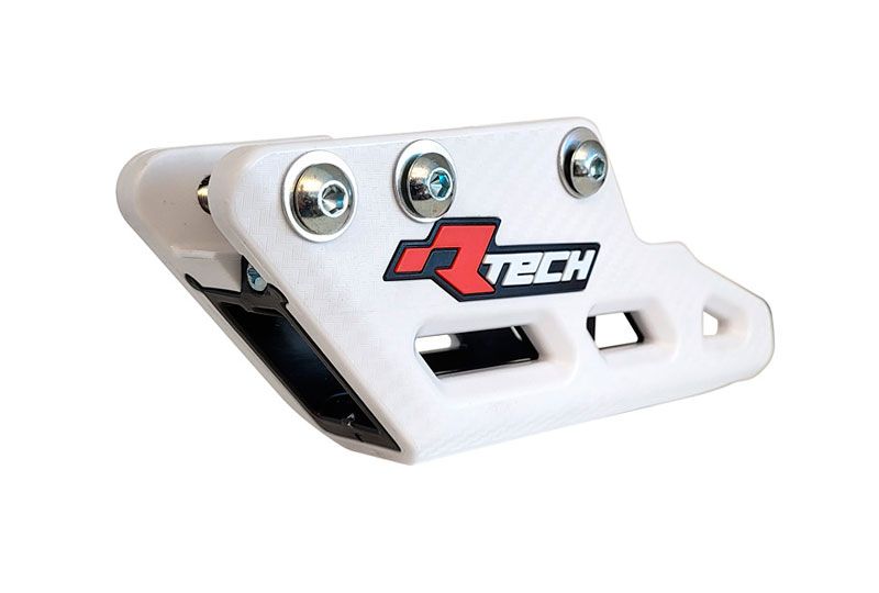 RACETECH (RTECH) PROWADNICA ŁAŃCUCHA YAMAHA YZF 450 '23-'24, FANTIC XXF 450 '23-'24 KOLOR BIAŁY