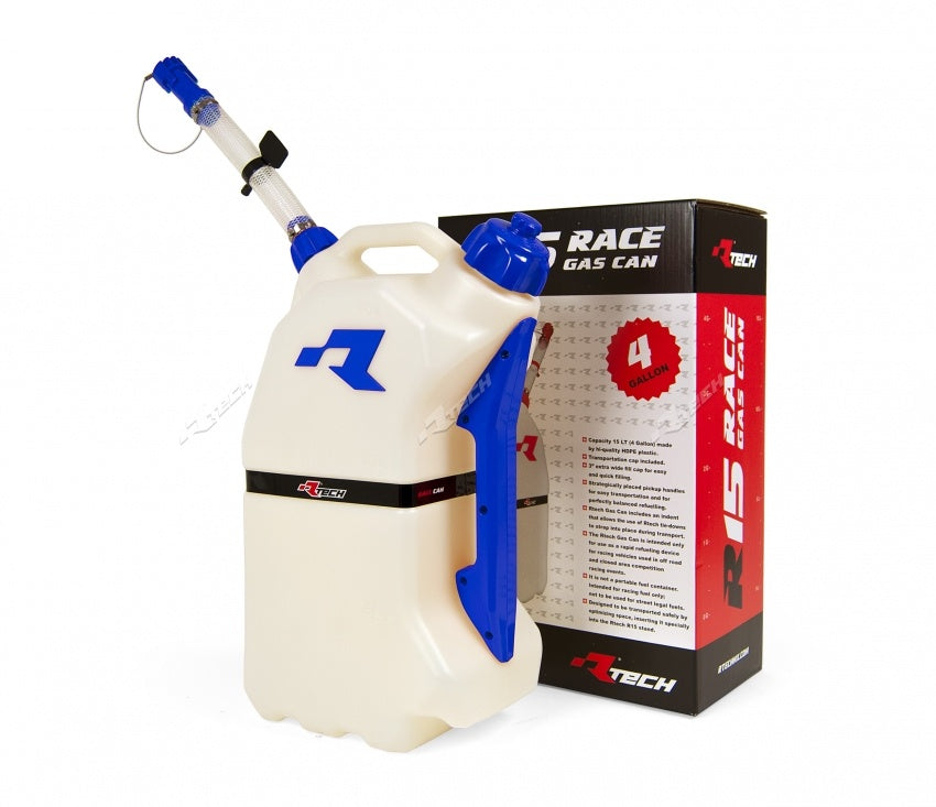 RACETECH (RTECH) KANISTER DO SZYBKIEGO TANKOWANIA MOTOCYKLA 15L KOLOR NIEBIESKI
