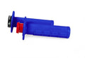 RACETECH (RTECH) MANETKI R20 LOCK-ON (22+25MM) KOLOR NIEBIESKI (HALF WAFFLE) + 8 ADAPTERÓW ROLGAZU