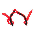 RACETECH (RTECH) OSŁONY RAMY (KOMPLET) BI-MATERIAL SUPER GRIP HONDA CRF 450 R / RX '21-'24, CRF 250 R / RX '22-'24 KOLOR CZERWONY CZARNY