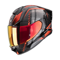 SCORPION KASK EXO-530 AIR THERAS METALLIC BK-RD