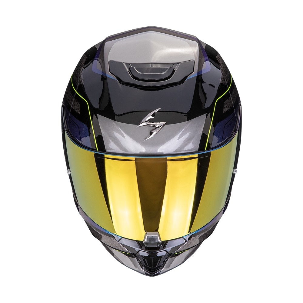 SCORPION KASK EXO-391 LEO BLACK-BLUE