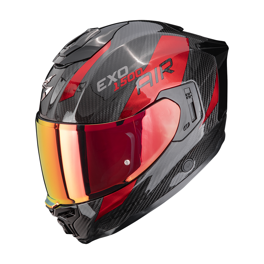 SCORPION KASK EXO-1500 CARBON AIR PLATTED BK-RD