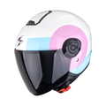 SCORPION KASK EXO-CITY II SHEER WH-PINK-LIGH BL