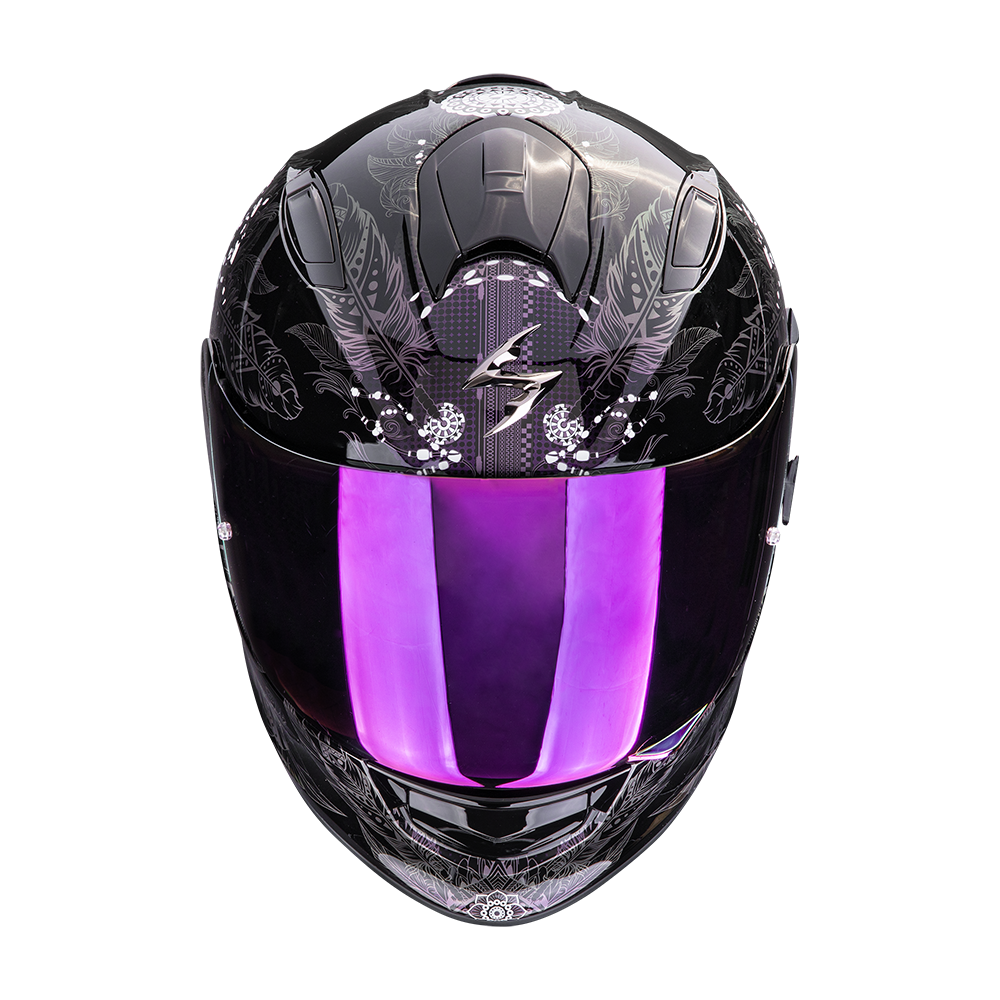 SCORPION KASK EXO-491 DREAM BLACK-CHAMELEON