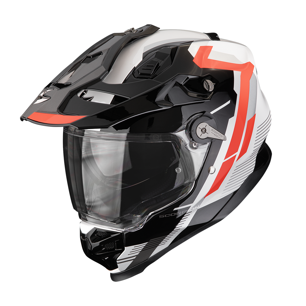 SCORPION KASK ADF-9000 AIR PATROL BLACK-RED