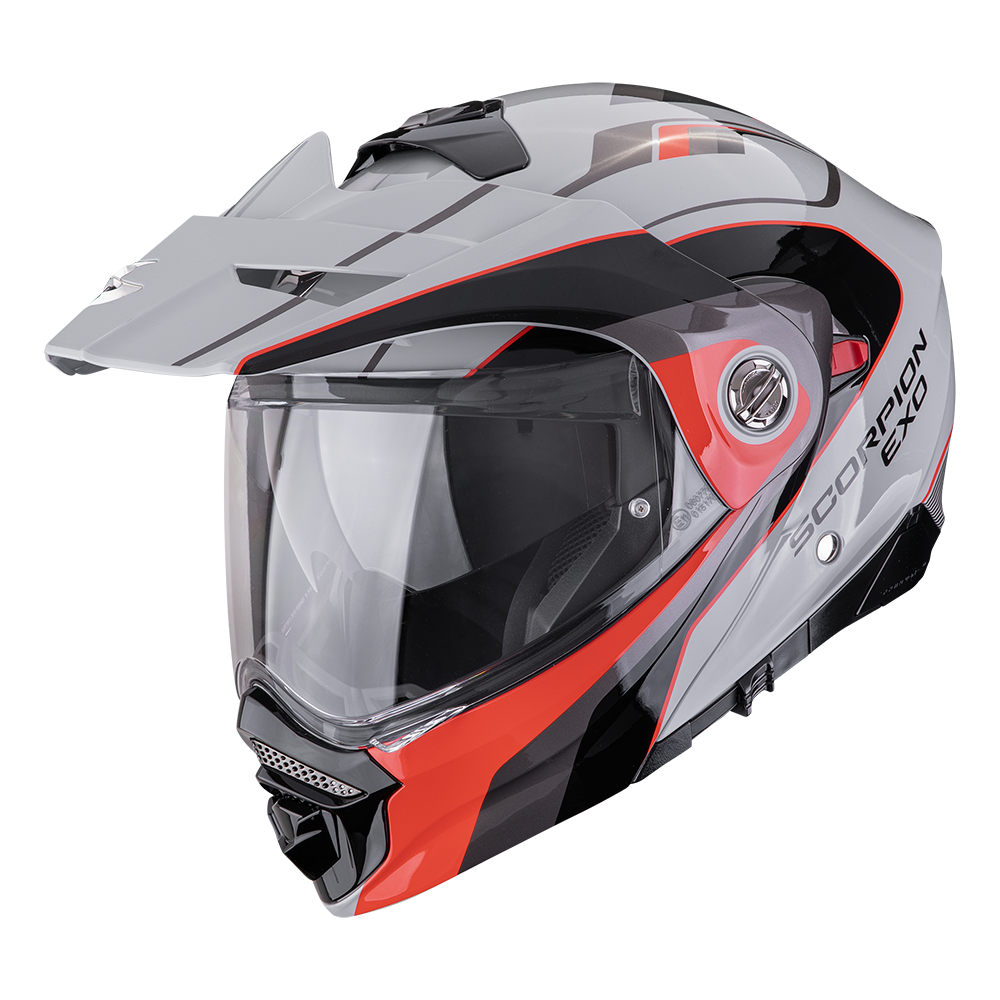 SCORPION KASK ADX-2 KAMPS GREY-RED