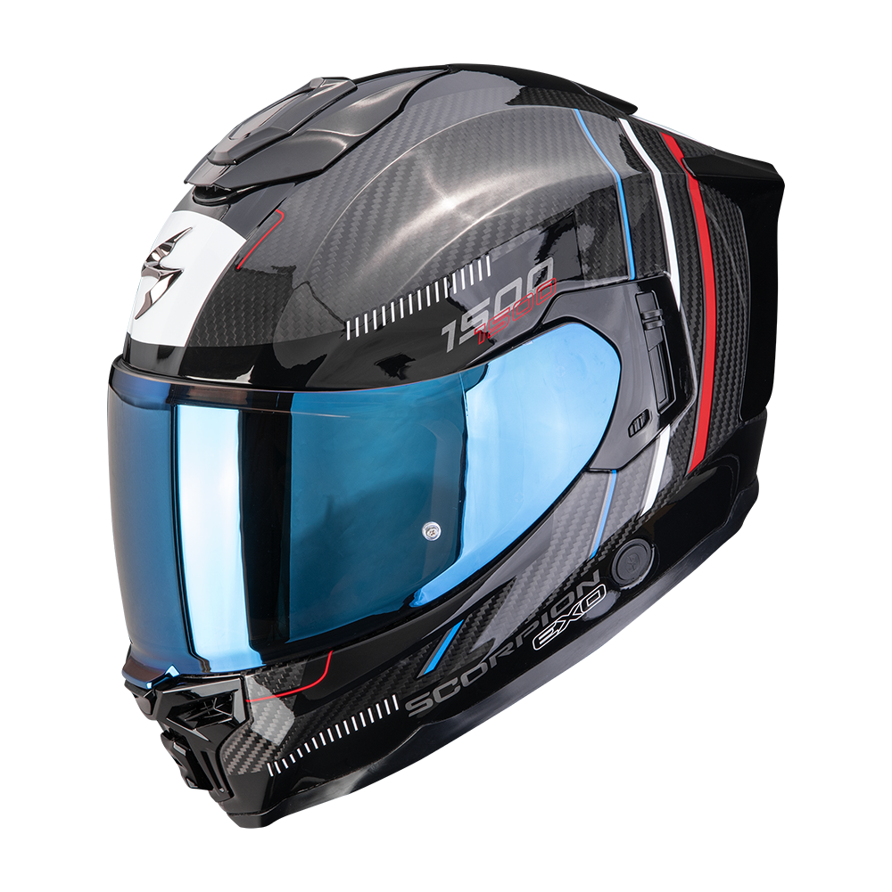 SCORPION KASK EXO-1500 CARBON AIR ZITY BK-RD-BL