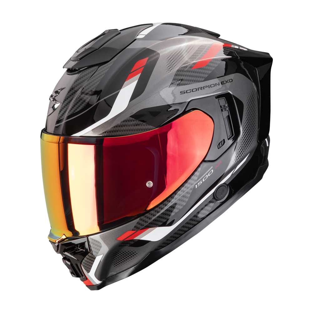 SCORPION KASK EXO-1500 AIR SLEEK BLACK-RED