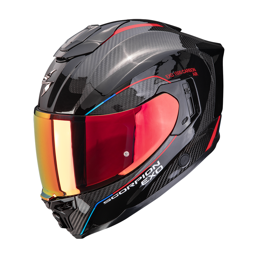 SCORPION KASK EXO-1500 CARBON AIR MUNDI BK-RD