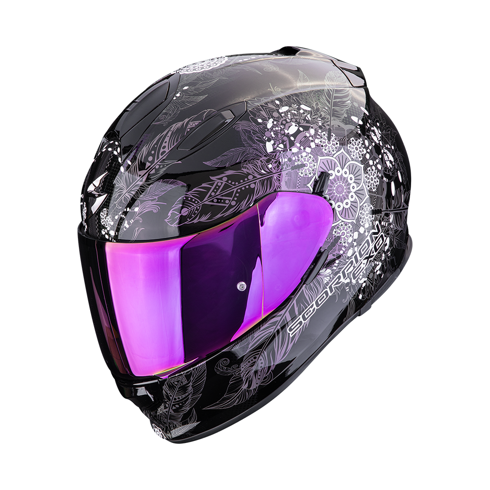 SCORPION KASK EXO-491 DREAM BLACK-CHAMELEON