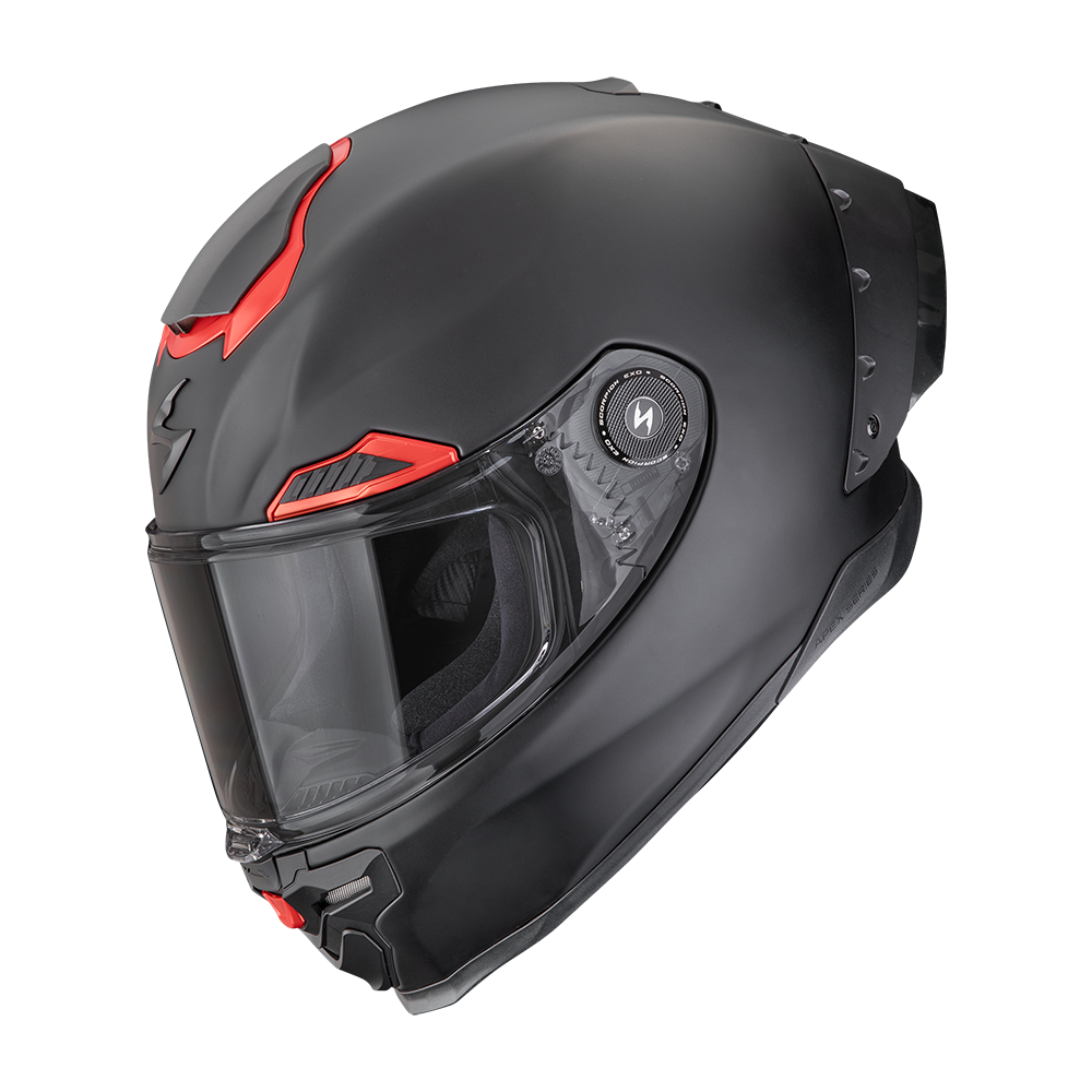 SCORPION KASK EXO-RACE AIR MATT BLACK-RED