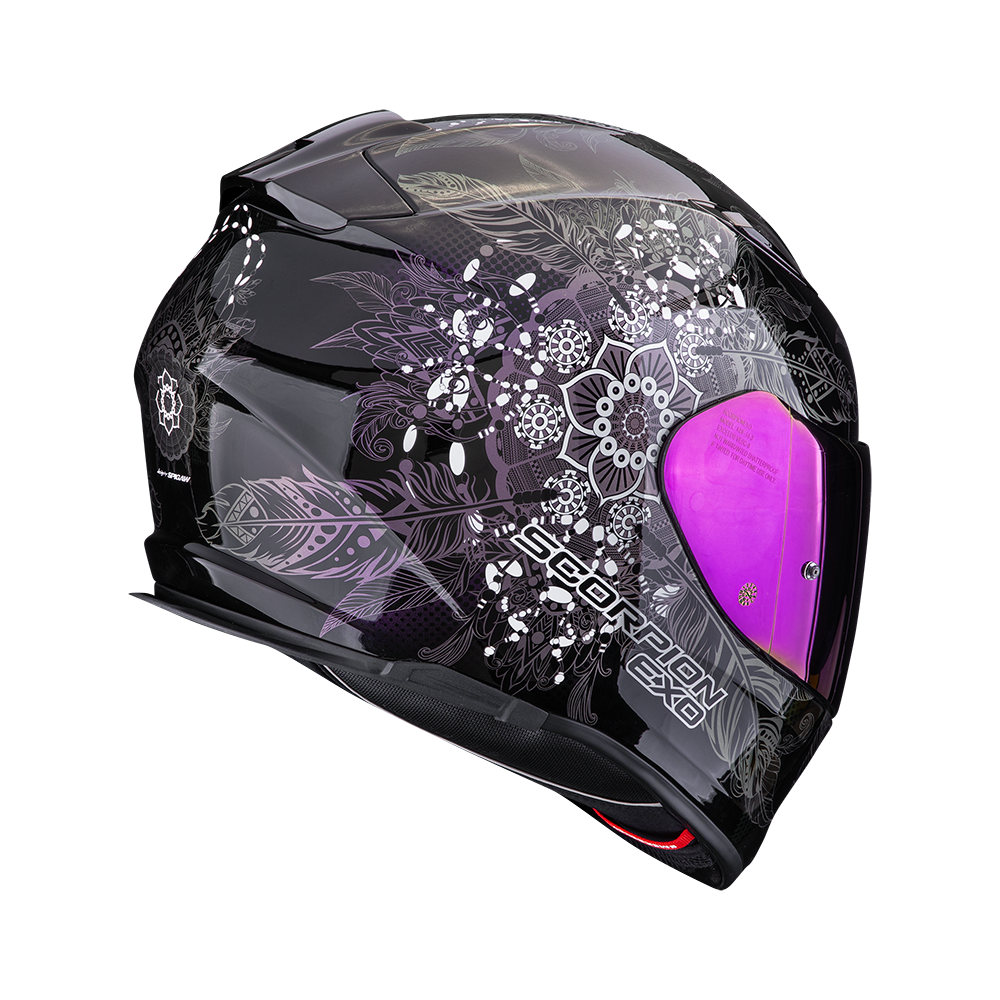 SCORPION KASK EXO-491 DREAM BLACK-CHAMELEON