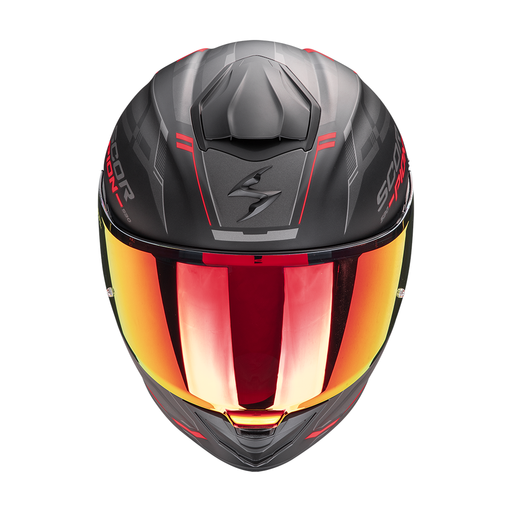 SCORPION KASK EXO-530 AIR SLOPE MATT BK-RD