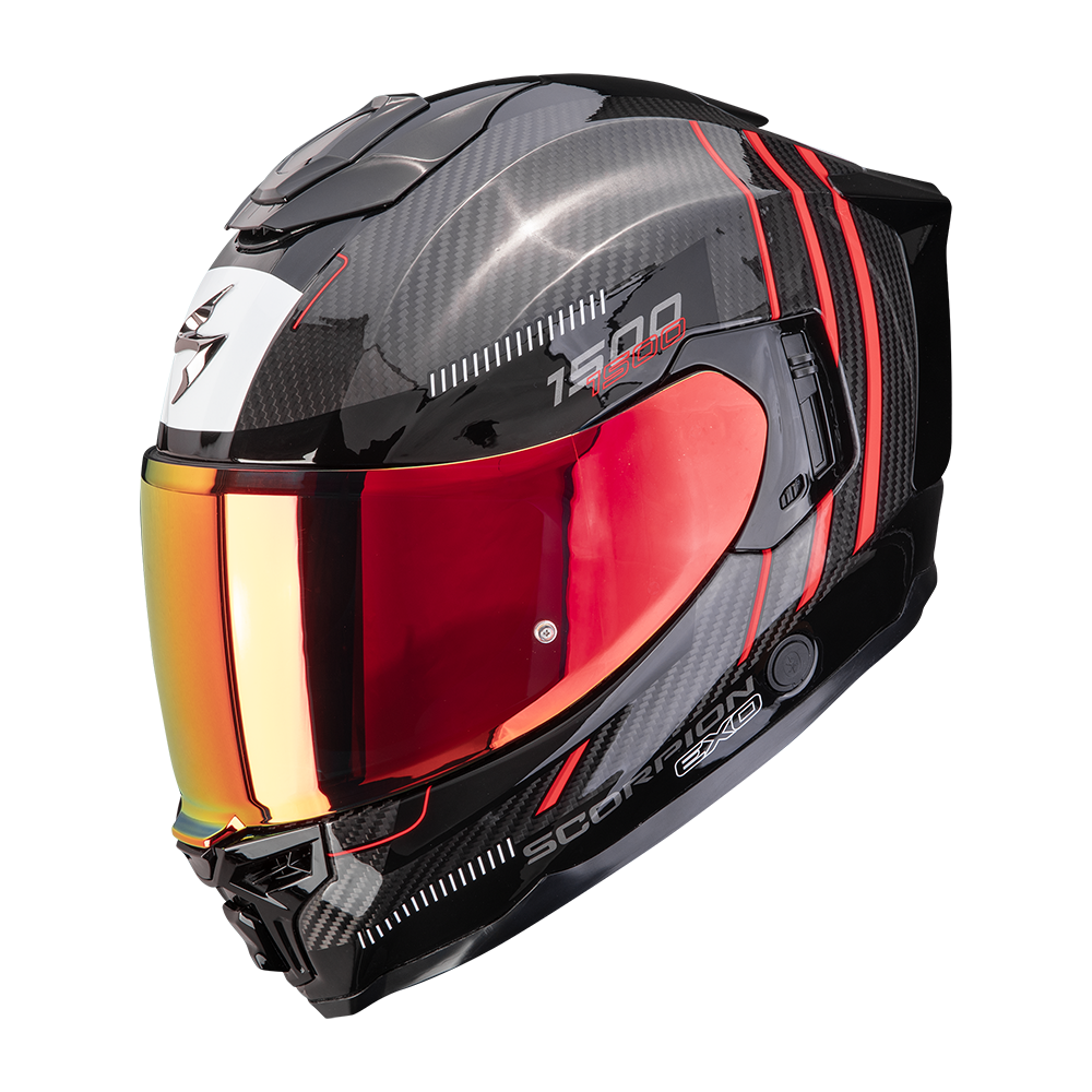 SCORPION KASK EXO-1500 CARBON AIR ZITY BLACK-RD