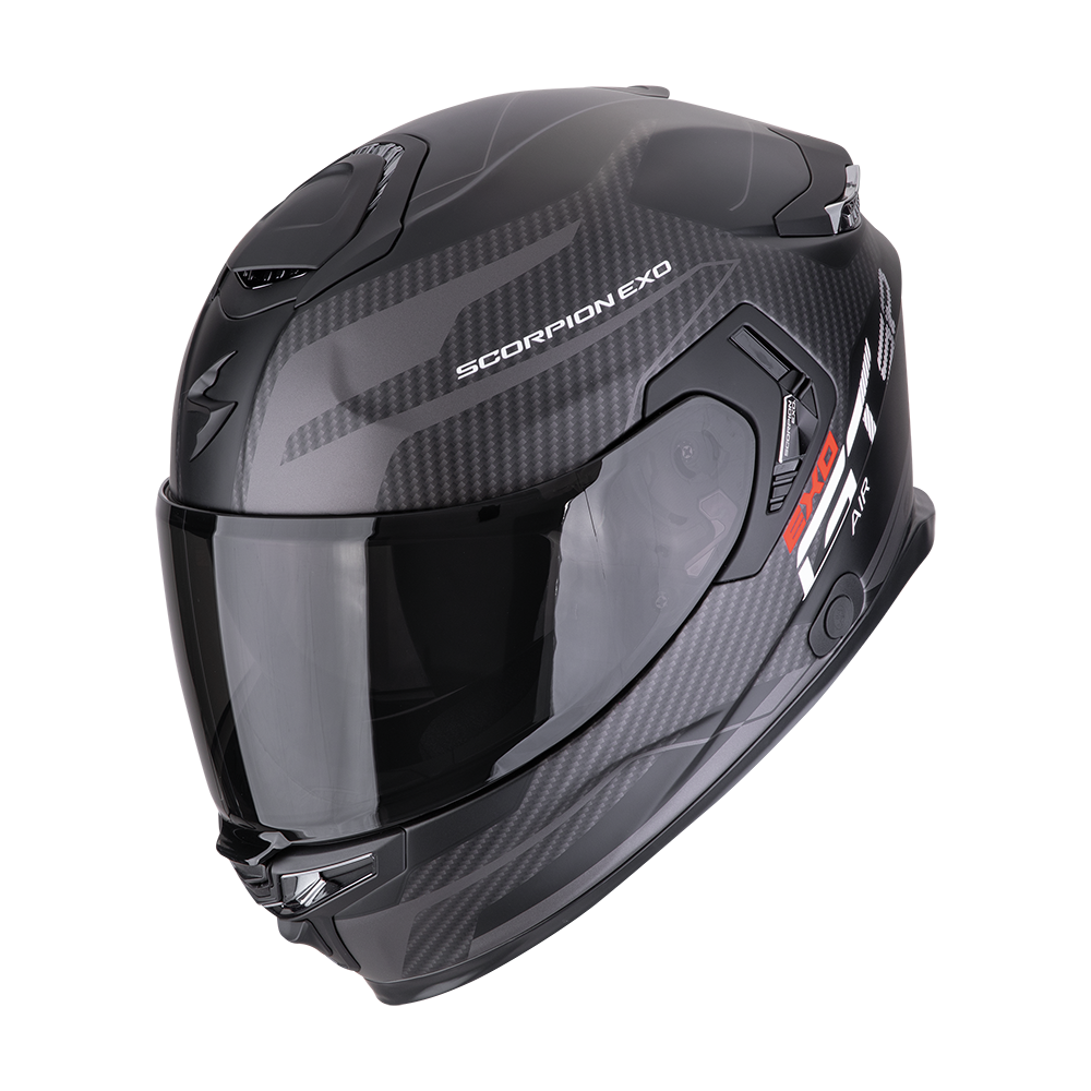 SCORPION KASK EXO-GT SP AIR CARB FLEX MAT BK-SIL
