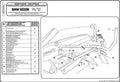 GIVI STELAŻ KUFRA CENTRALNEGO (BEZ PŁYTY) - BMW R 850 R (95 > 02) / R 1100 R (95 > 01)