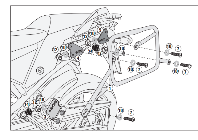 KAPPA STELAŻ KUFRÓW BOCZNYCH SUZUKI V-STROM 1050 '20-'21 - NIESKONFIGUROWANY – zdjęcie 4