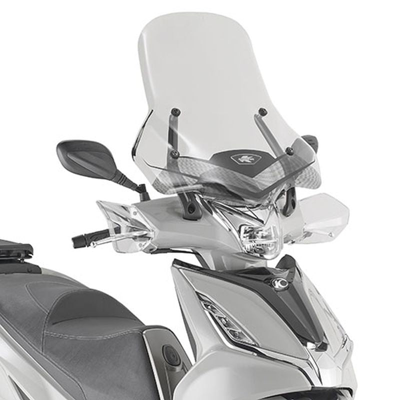 KAPPA SZYBA KYMCO AGILITY 300/350/ R16 '19-'25, 58 X 57 CM PRZEZROCZYSTA - POTRZEBNE MOCOWANIE D6114KITK – zdjęcie 2
