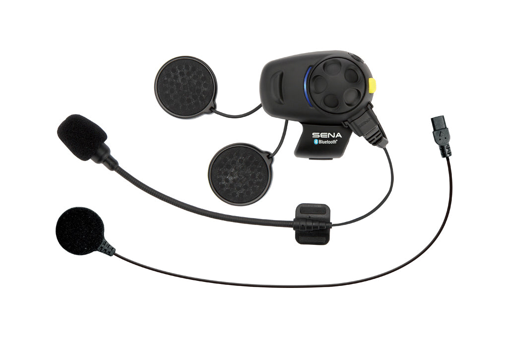 SENA INTERKOM MOTOCYKLOWY SMH5FM BLUETOOTH 3.0 DO 700M Z RADIEM FM ORAZ UNIWERSALNYM ZESTAWEM MIKROFONÓW (1 ZESTAW) (EL) - ZASTĘPUJE SMH5-FM-UNIV