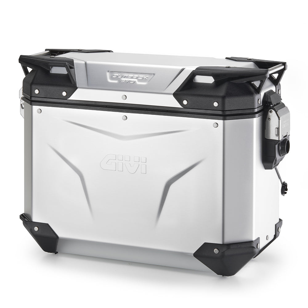 GIVI KUFER BOCZNY TREKKER OUTBACK EVO SMART ANODYZOWANY (LEWY37LT) - (WKŁADKĘ SLR... NALEŻY DOKUPIĆ DODATKOWO)