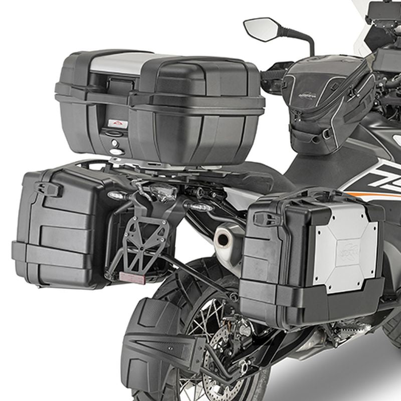 KAPPA STELAŻ KUFRÓW BOCZNYCH MONOKEY CAM SIDE KTM 790 ADV '19-'20, 890 ADVENTURE '21-'22 , HUSQVARNA NORDEN 901 '22-'25, - POD KUFRY KFR K'FORCE ORAZ KVG K'VOYAGER ALU – zdjęcie 2