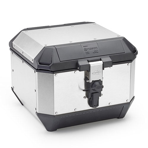 KAPPA KUFER CENTRALNY 44L MONOKEY KMS44A K'MISSION ALUMINIOWY SREBRNY – zdjęcie 3