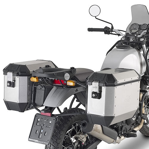 KAPPA STELAŻ KUFRÓW BOCZNYCH MONOKEY ROYAL ENFIELD HIMALAYAN '21-'23 - RÓWNIEŻ POD KUFRY MONOKEY KMS K'MISSION ALU – zdjęcie 2