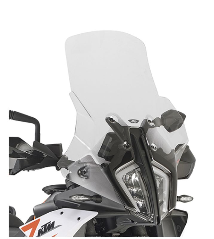 KAPPA SZYBA KTM 790 / 890 ADVENTURE '23-'25, 890 SMT '23-'25, 38,5 X 51 CM PRZEZROCZYSTA – zdjęcie 3