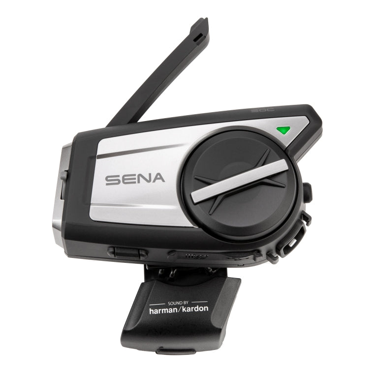SENA INTERKOM MOTOCYKLOWY 50C-01 QUANTUM MESH 2.0 BLUETOOTH 5.0 DO 1600M Z KAMERĄ ULTRA HD 4K, RADIEM FM ORAZ SYSTEMEM AUDIO HARMAN KARDON ( 1 ZESTAW ) (EL) – zdjęcie 3