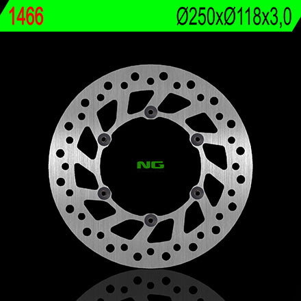 NG TARCZA HAMULCOWA PRZÓD SUZUKI DRZ 400 E/S '00-'09 (250X118X3) (6X6,5MM)