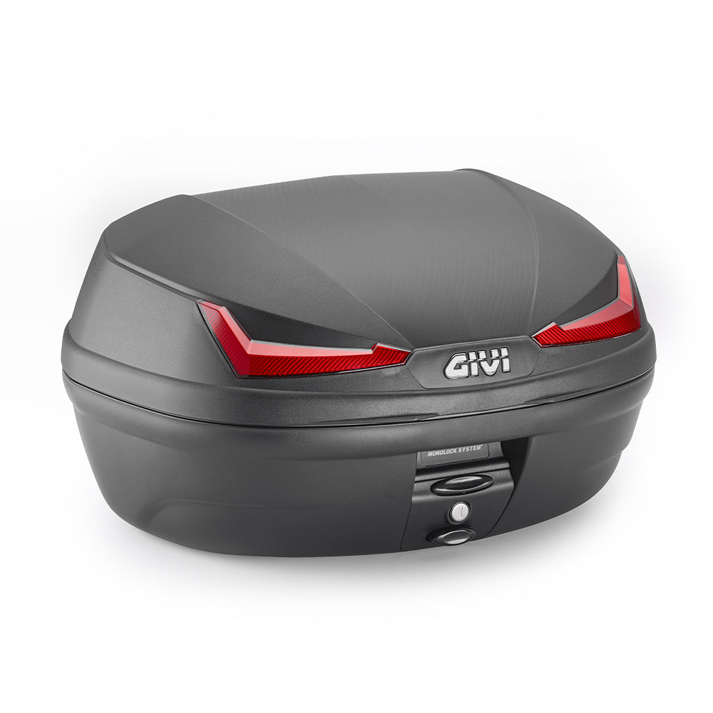 GIVI KUFER CENTRALNY E455 MONOLOCK (45LT) (ZAWIERA PLASTIKOWĄ PŁYTĘ)