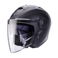 CABERG KASK OTWARTY JET Z BLENDĄ MODEL SOHO SOLID KOLOR CZARNY MAT