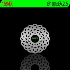 NG TARCZA HAMULCOWA TYŁ BETA EVO 125/200/250/300 09-18 (160X2,5MM) (4X6,0MM) WAVE – zdjęcie 2