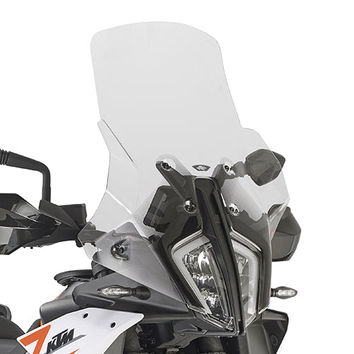 KAPPA SZYBA KTM 790 / 890 ADVENTURE '23-'25, 890 SMT '23-'25, 38,5 X 51 CM PRZEZROCZYSTA – zdjęcie 2