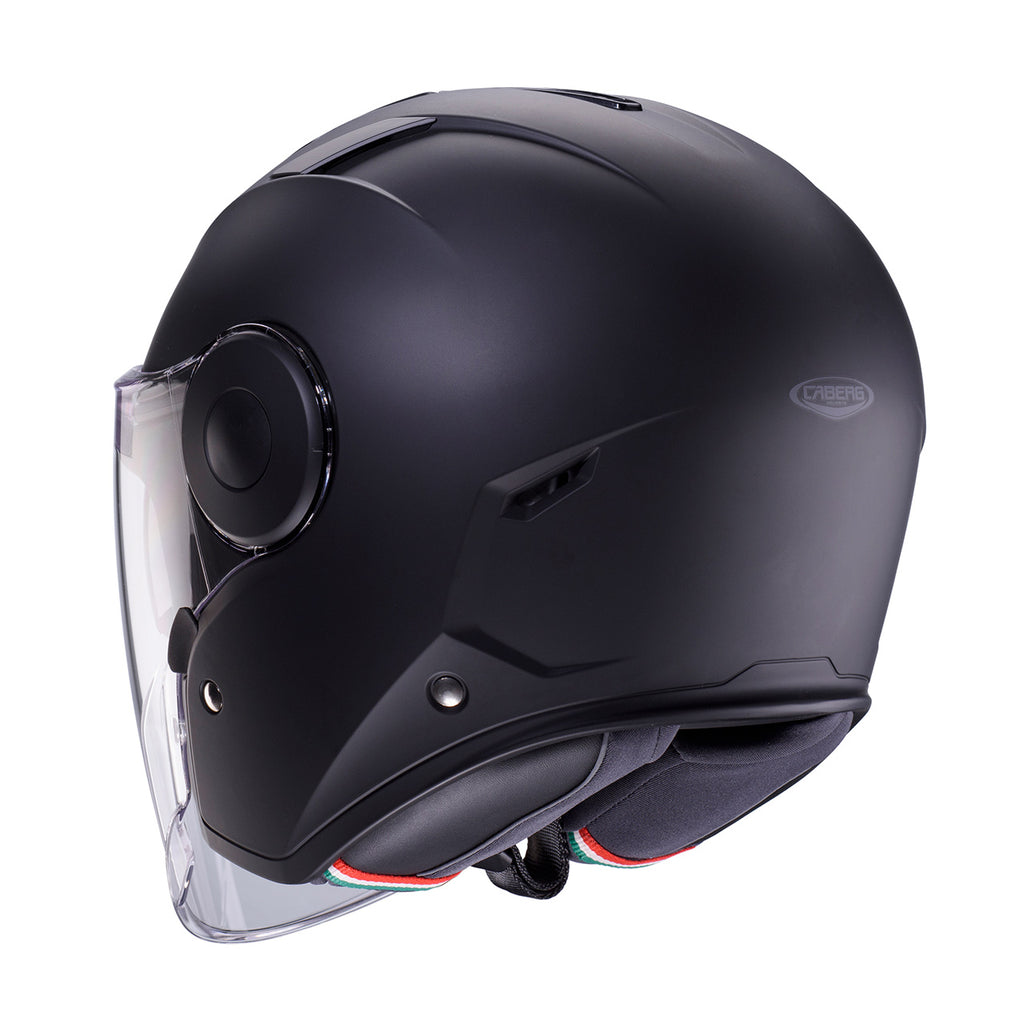 CABERG KASK OTWARTY JET Z BLENDĄ MODEL SOHO SOLID KOLOR CZARNY MAT – zdjęcie 3