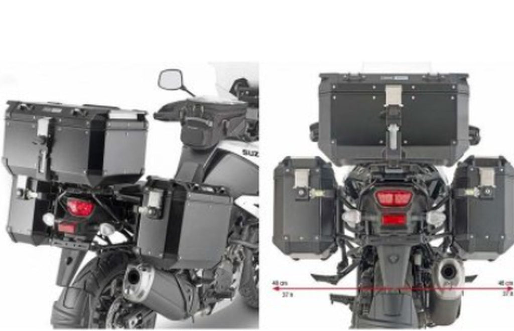 KAPPA STELAŻ KUFRÓW BOCZNYCH MONOKEY CAM SIDE SUZUKI V-Strom 1050 XT/DE/SE '20-'25, - POD KUFRY KFR K'FORCE ORAZ KVG K'VOYAGER ALU - ZASTĘPUJE KLO3117CAM – zdjęcie 3