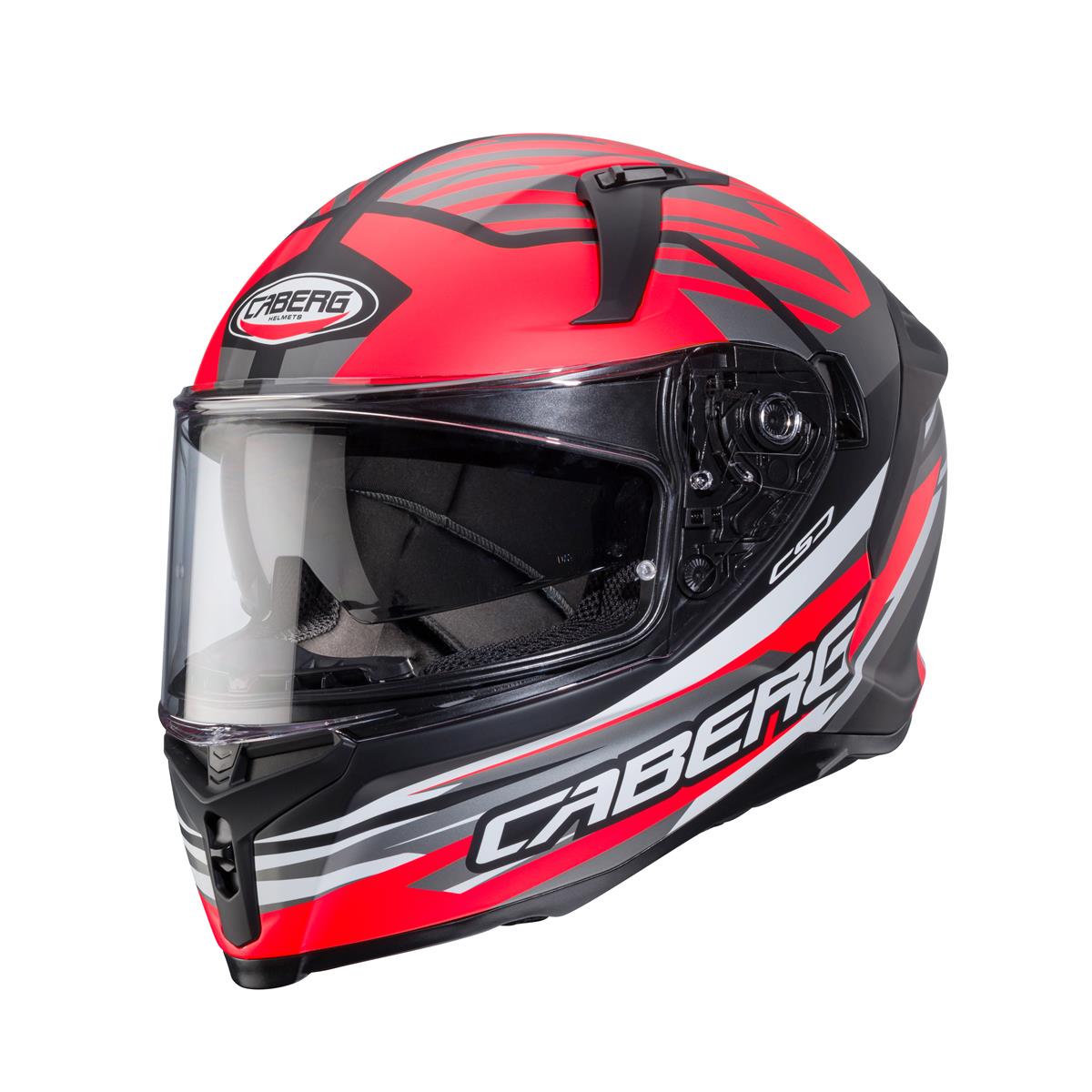 CABERG WYPRZEDAZ KASK INTEGRALNY AVALON X KIRA KOLOR CZARNY MAT/SZARY/CZERWONY FLUO
